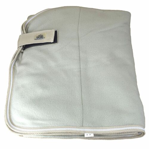 USG Abschwitzdecke Fleecedecke beige 95 - 165cm Polarfleece Pferdedecke