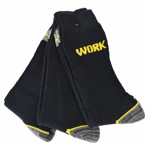 Arbeitssocken Gr��e 39-42 3 Paar mit elasitschem Bund in grau anthrazit schwarz 