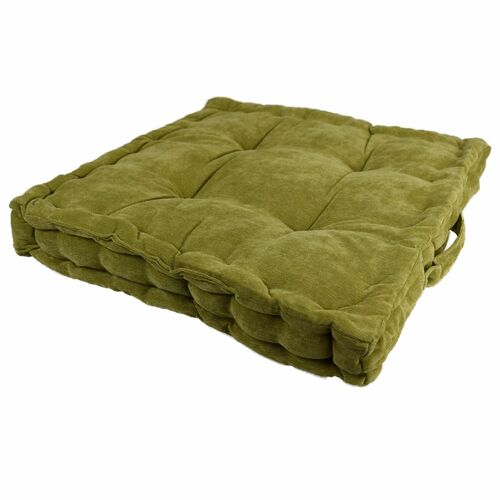 Sitzkissen 40x40x8cm Kissen 4 Punkt Fein-Cord Stuhlkissen verschiedenen Farben 