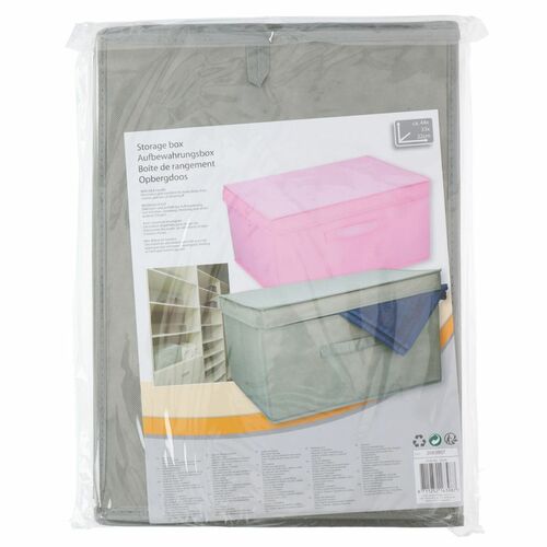 Aufbewahrungsbox mit Deckel & Griff ca. 44x33x22cm f�r Kleidung, Spielzeug  