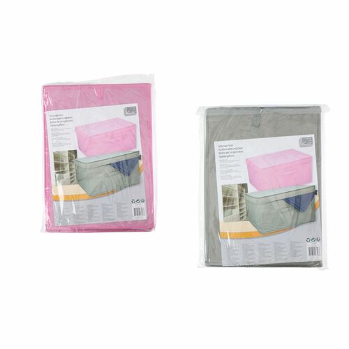 Aufbewahrungsbox mit Deckel & Griff ca. 44x33x22cm f�r Kleidung, Spielzeug 