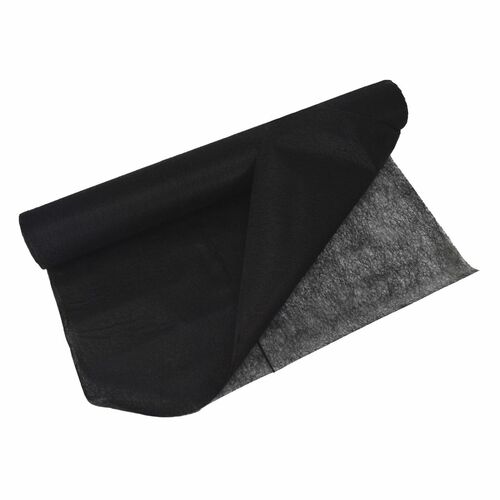 Unkrautvlies schwarz 8x1,5m Einfaches Verlegen sch�tzt zuverl�ssig gegen Unkraut