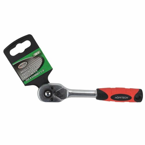 Ratsche 1/4 feinverzahnt 72 Z�hne Umschaltknarre Einhand Knarre CV