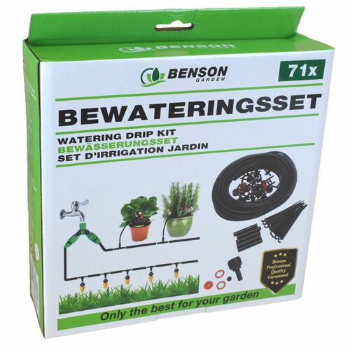 Bew�sserungsset 71tlg. f�r Balkon  Gew�chshaus Blumenbeete - pr�zieses Gie�en