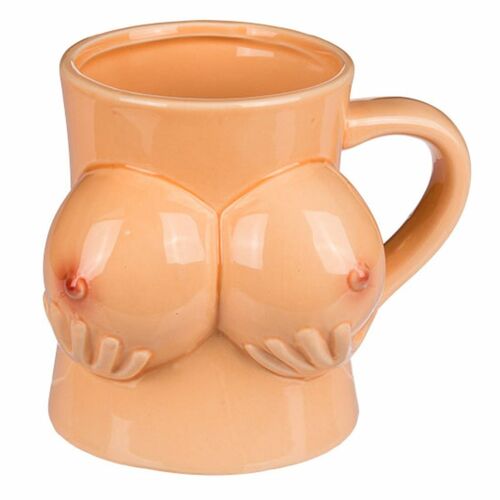 Tasse Br�ste Boob Mug Kaffee Tee Becher als Geschenk Junggesellenabschied Fun