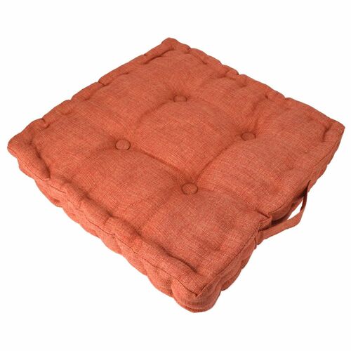 Sitzkissen 40x40x8cm Kissen 4 Punkt Grob-Cord Stuhlkissen verschiedenen Farben 
