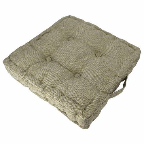 Sitzkissen 40x40x8cm Kissen 4 Punkt Grob-Cord Stuhlkissen verschiedenen Farben 