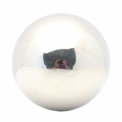 Edelstahlkugel poliert 6,5 - 9 - 13cm Gartenkugel Schwimmkugel Deko  