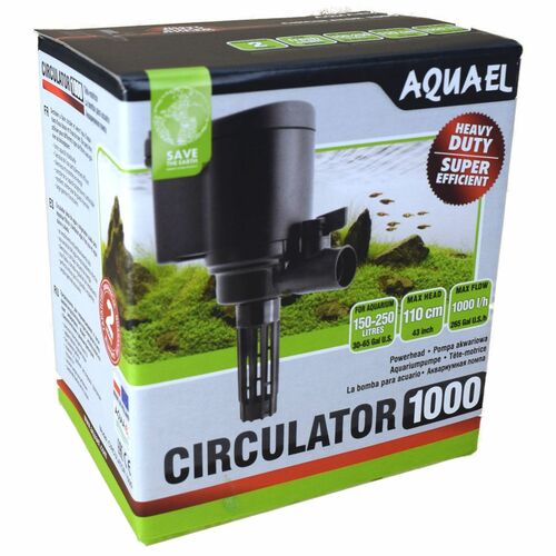 Aquael Circulator 500-2000 Wasser-Zirkulation Bereicherung mit Sauerstoff  