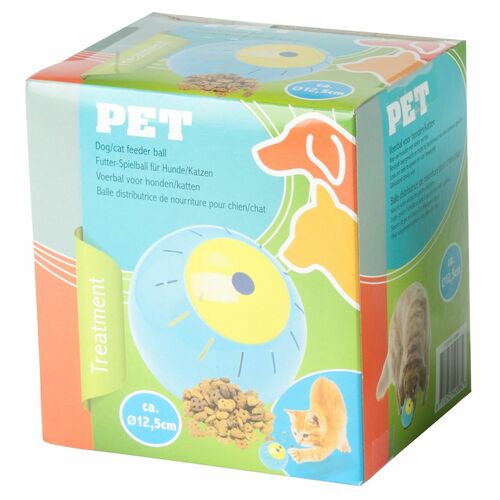 Futterspielball 12,5cm f�r Katzen+Hunde Spiel und Bewegung f�r Ihren Vierbeiner 