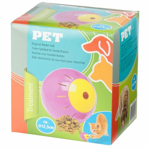 Futterspielball 12,5cm f�r Katzen+Hunde Spiel und Bewegung f�r Ihren Vierbeiner 