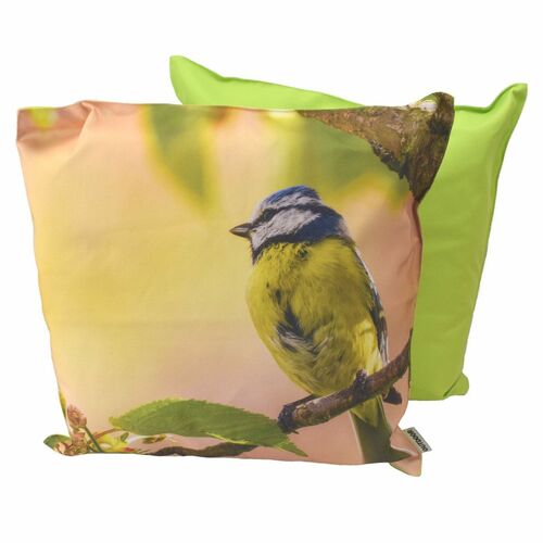 Outdoor Kissen 45x45cm wasserabweisend Stuhlkissen Sommerkissen Alpen Rosen Tier 