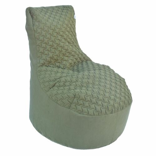 Sitzsack mit Lehne Sitzkissen Bodenkissen Sessel Indoor Kissen 70x100 cm 