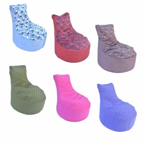 Sitzsack mit Lehne Sitzkissen Bodenkissen Sessel Indoor Kissen 70x100 cm