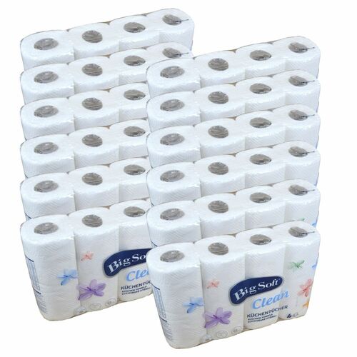 48 Rollen � 50 Blatt Big Soft K�chenrolle 2-lagig Haushaltsrolle