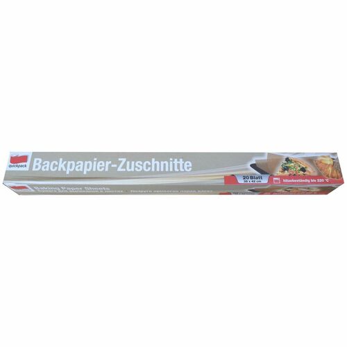 quickpack Backpapier Zuschnitte 20 B�gen 38x42 cm bis 220-C 