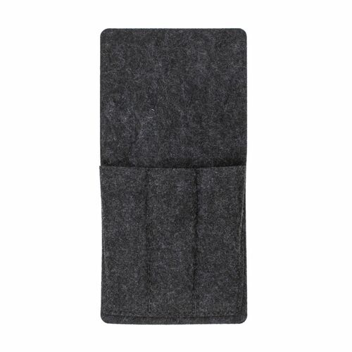 Tischset Bestecktasche in Grau oder anthrazit 24x12 cm aus Filz Platzset 