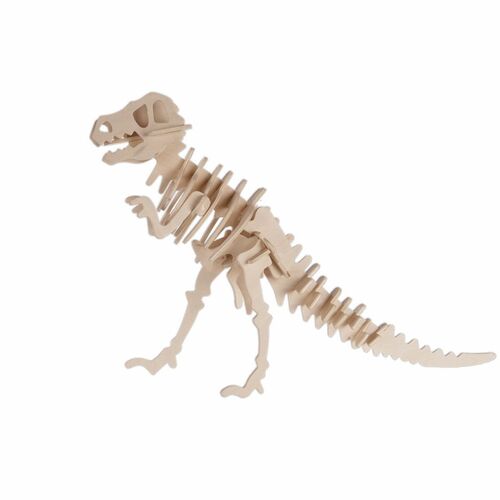 Dinosaurier 3D Holzpuzzle Apatosaurus Stegosaurus Triceratops & Tyrannosaurus 