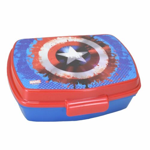 Captain America - Marvel Dekorierte Kinder Sandwich Box - Kinder Lunch Box - Lunch Box & Snack Box f�r die Schule - Lunchbox 