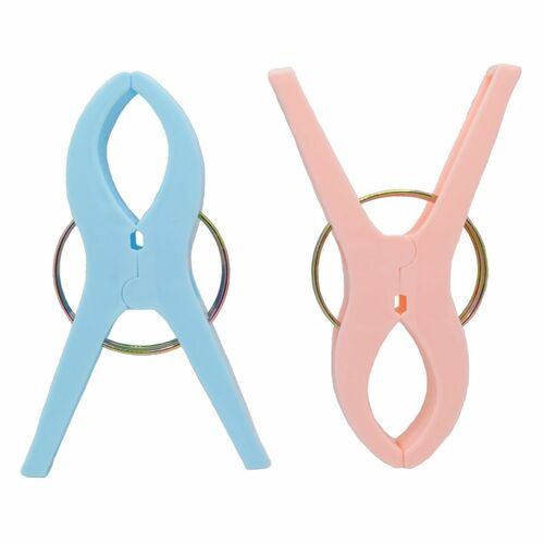 2-tlg. Strandtuchklammern Set f�r Strand- und Badet�cher Sonnenliege 3 Varianten 