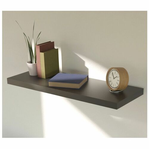 Wandregal 60/80/100 x 23,5 in Schwarz oder Wei� inkl. Montagematerial 