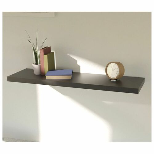 Wandregal 60/80/100 x 23,5 in Schwarz oder Wei� inkl. Montagematerial 