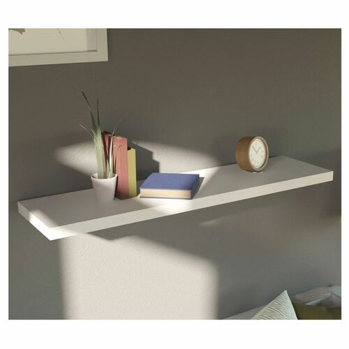 Wandregal 60/80/100 x 23,5 in Schwarz oder Wei� inkl. Montagematerial 