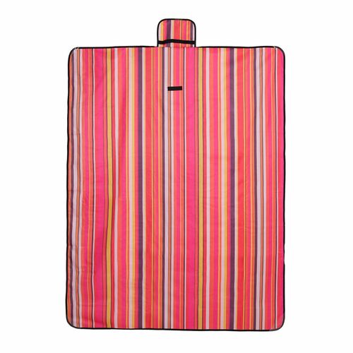 Picknickdecke 135x175cm Campingdecke wasserabweisende R�ckseite rot oder blau 
