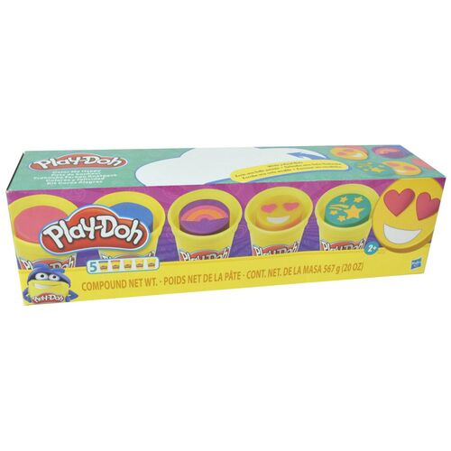 Play-Doh Knete 5er-Farbset Emoji von Hasbro, 5 Farben im Set Knetspa� f�r Kinder