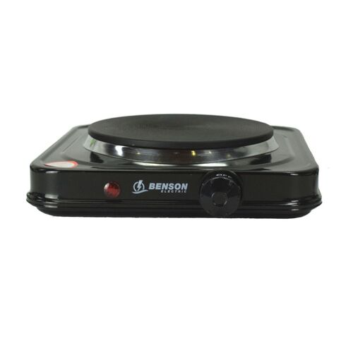 Kochplatte elektrisch  15,5 cm Kochfeld schwarz mit einstellbarem Thermostat