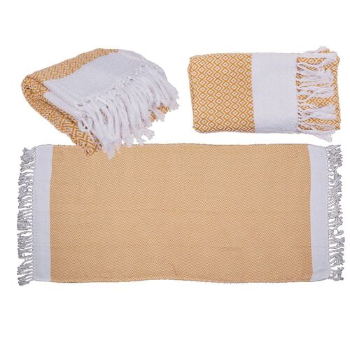 Badetuch Fouta-Hamamtuch ca. 80 x 170 cm Handtuch f�r Sauna & Strand 