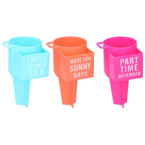 Strand Halter f�r Flaschen und Smartphone in verschiedenen Farben aus Kunststoff