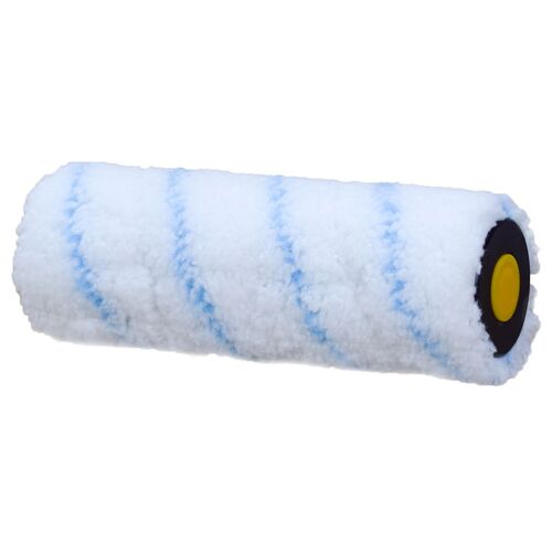 Farbwalze Ersatzwalze blau/wei� ca. 18cm Malerrolle Streichrolle Walze Farbrolle