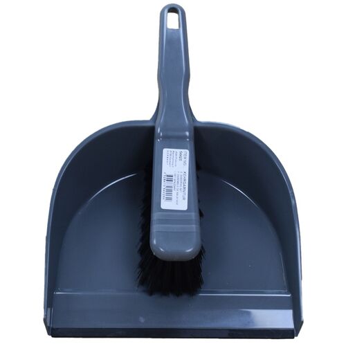 Kehrset 2-tlg. Schaufel und Besen grau, rot oder gr�n Handfeger Kehrgarnitur 