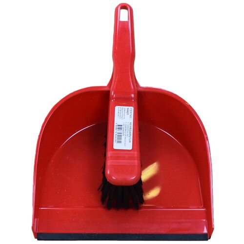Kehrset 2-tlg. Schaufel und Besen grau, rot oder gr�n Handfeger Kehrgarnitur 