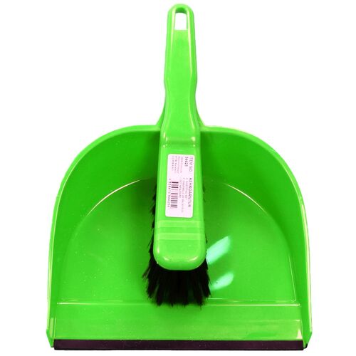 Kehrset 2-tlg. Schaufel und Besen grau, rot oder gr�n Handfeger Kehrgarnitur 