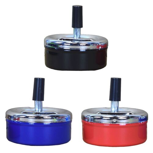 Aschenbecher ca. 9 x 9 cm Windaschenbecher mit Drehfunktion Drehaschenbecher