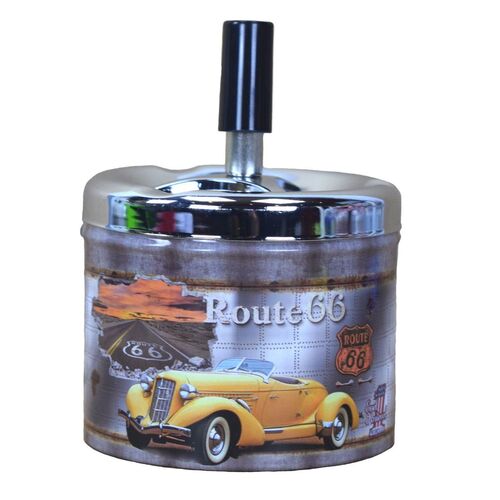 Aschenbecher ca. 9,5 x 12 cm Windaschenbecher Oldtimer Ascher Drehaschenbecher 