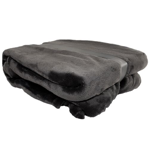 Flanell Kuscheldecke mit �rmeln & Tasche 145x195cm Wohndecke 4 Farben Couchdecke 
