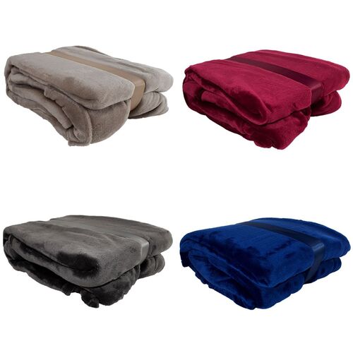 Flanell Kuscheldecke mit �rmeln & Tasche 145x195cm Wohndecke 4 Farben Couchdecke