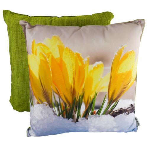 Outdoor Kissen Herbst 45x45x12cm wetterbest�ndig mit herbstlichen Motiven 