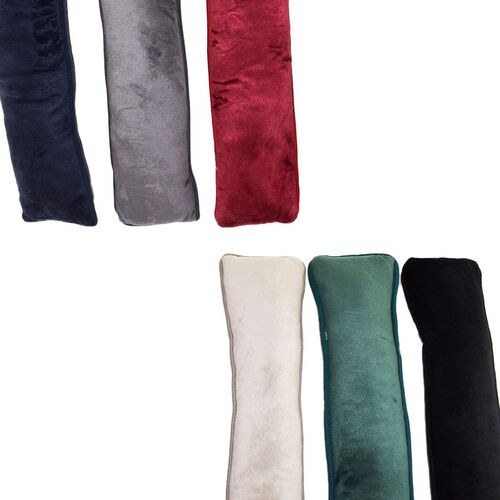 T�rwindstopper mit Mikrofaserbezug, Paspelierung und Sandf�llung ca. 87 x 11 cm 