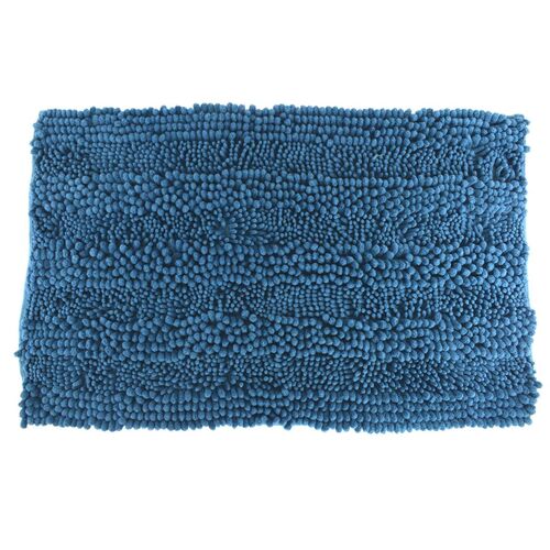 Badmatte Chenille 50x80 cm Badteppich Badvorleger mit rutschhemmender R�ckseite 