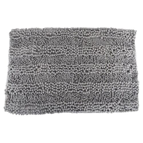 Badmatte Chenille 50x80 cm Badteppich Badvorleger mit rutschhemmender R�ckseite 