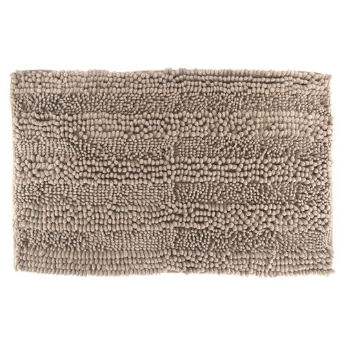 Badmatte Chenille 50x80 cm Badteppich Badvorleger mit rutschhemmender R�ckseite 