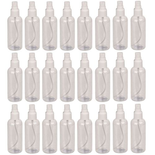 Zerst�uber 6er, 12er oder 24er Set 100 ml aus Kunststoff ca. 13cm in Transparent 
