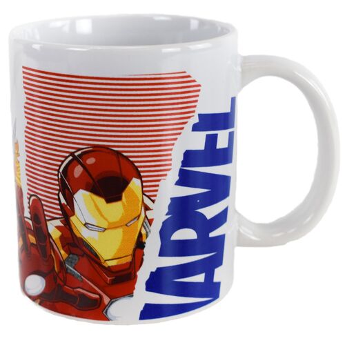 Tasse mit Marvel Avengers Motiv 325ml aus Keramik ca.  9 x 10 cm in Geschenkbox