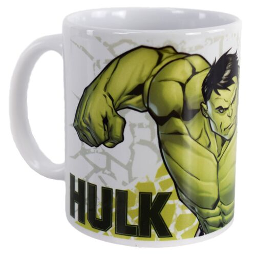 Tasse mit Hulk Motiv 325ml aus Keramik ca.  9 x 10 cm in Geschenkbox