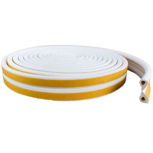 2 x 3 m Dichtungsband mit 6 x 9 mm P - Profil in Wei� 1 Rolle Dichtungsstreifen