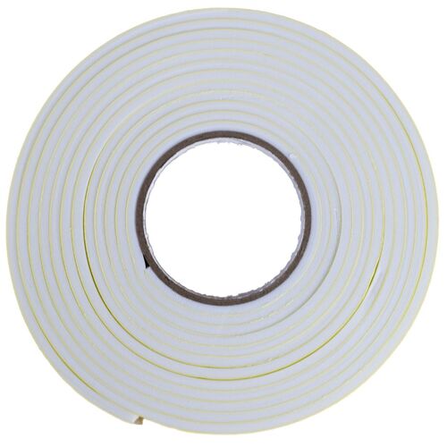 5,5 m Schaumstoff Dichtungsband mit 9 x 5 mm Profil in Wei� Dichtungsstreifen